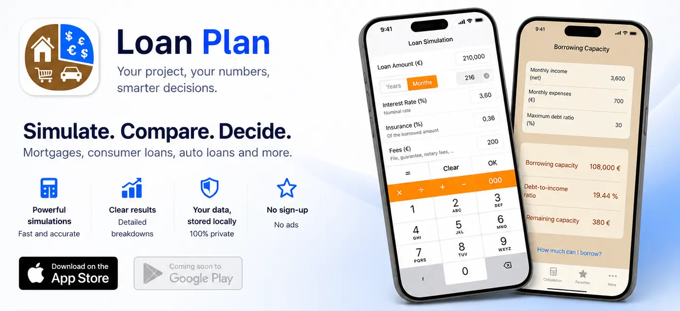 Loan Plan on iPhone